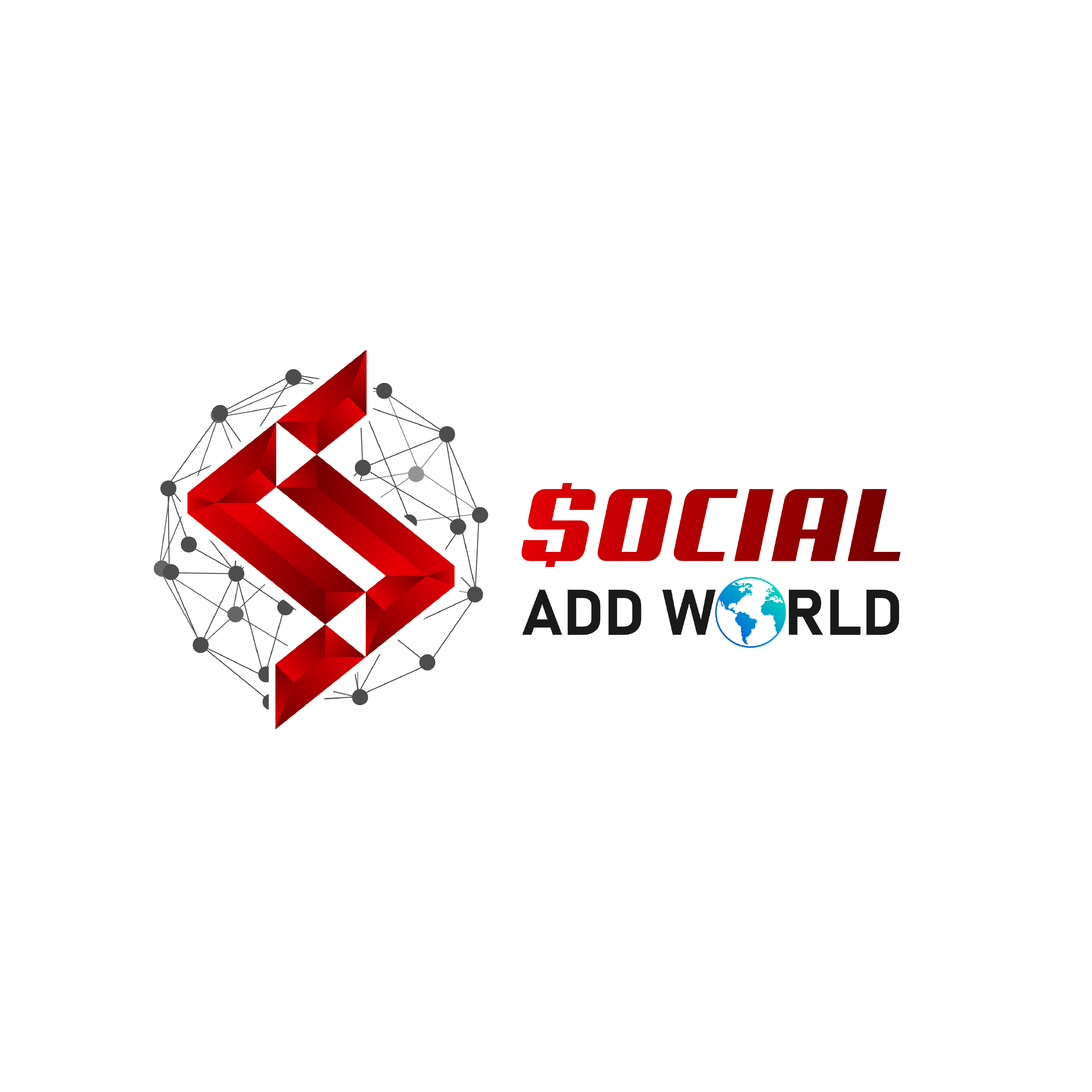 Social Add World Logo